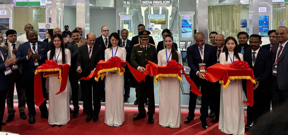 India Pavilion at Vietnam Defence Expo 2024 inaugurated by Minister of Public Security General Luong Tam Quang, Government of Vietnam, Secretary (Defence Production), Government of India and Ambassador of India to Vietnam on 19 December 2024